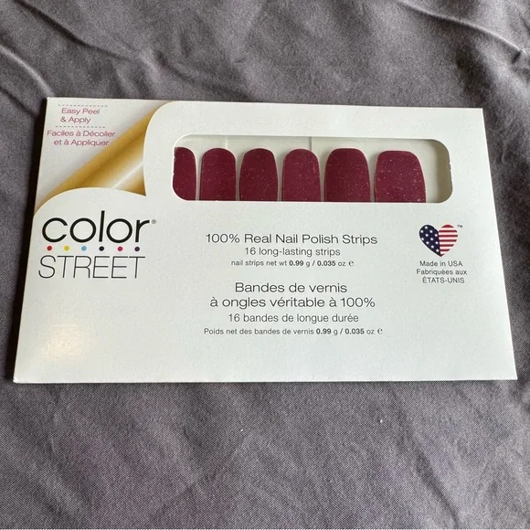 *Retired* Color Street: All Fired Up Red Orange Gold Glitter Fall Christmas - Picture 3 of 16